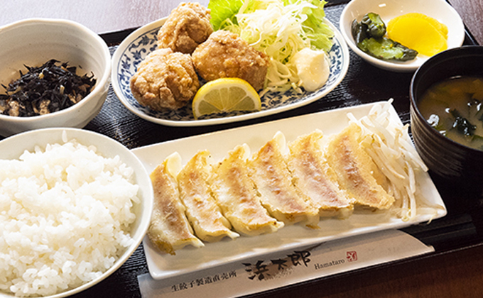 写真:餃子・唐揚げセット